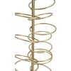 Mauro Ferretti Candelieri Anelli 14x13x50,5 cm dorati e bianchi
