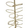 Mauro Ferretti portacandele anelli 14x13x46 cm color oro bianco