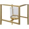 Mauro Ferretti Portacandele Elegant oro 15x15x25 cm