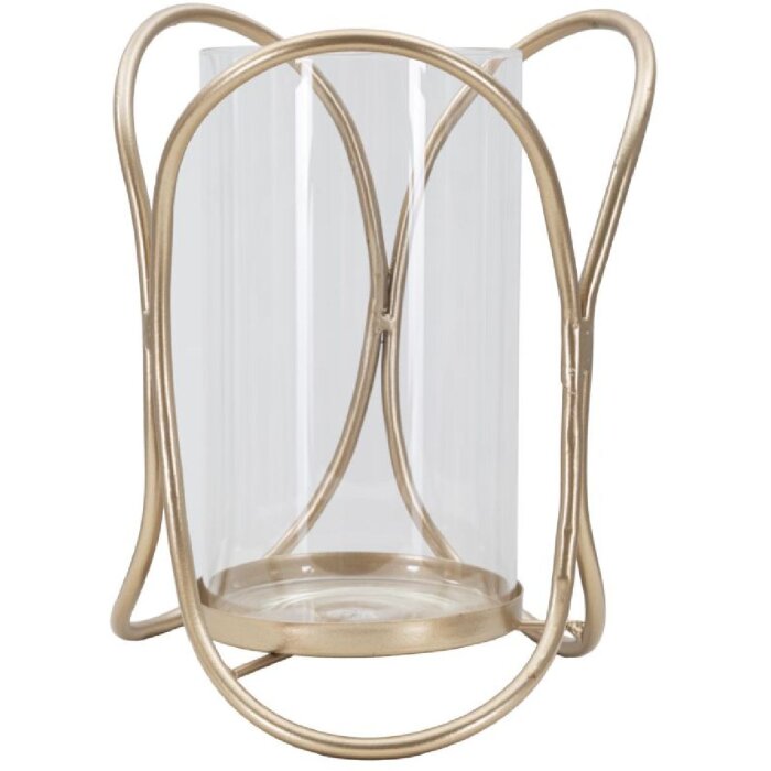 Mauro Ferretti Portacandele Glox Scuro Ø16x21.5cm bronzo