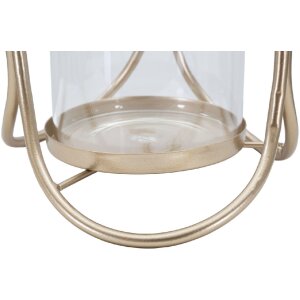 Mauro Ferretti Portacandele Glox Scuro Ø16x21.5cm bronzo