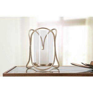 Mauro Ferretti Portacandele Glox Scuro Ø16x21.5cm bronzo