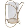 Mauro Ferretti Portacandele Glox Scuro Ø16x21.5cm bronzo