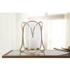 Mauro Ferretti Portacandele Glox Scuro Ø16x21.5cm bronzo