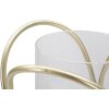 Mauro Ferretti Portacandele Glox Ø16x21.5cm oro vetro moderno