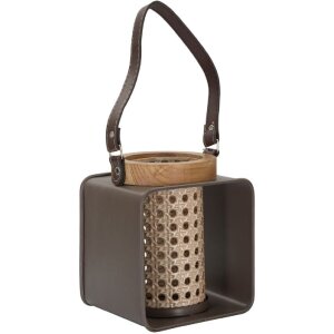 Mauro Ferretti Lanterna 16x13x20 cm marrone