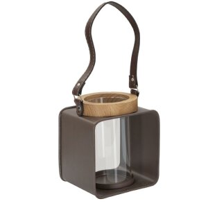Mauro Ferretti Lanterna 16x13x18,5 cm marrone