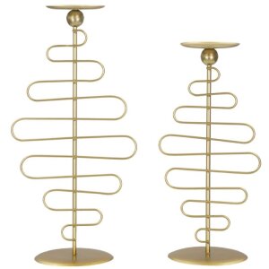 Mauro Ferretti Candeliere Alid – Set da 2 25x16x51...