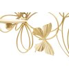 Mauro Ferretti Candeliere a parete a farfalla 3 luci 61x12x34 cm oro