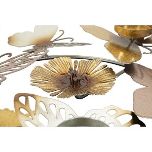 Mauro Ferretti Candeliere Glänzen 3 luci 39x35,5x7 cm multicolor