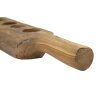 Mauro Ferretti Candeliere in teak 4 luci 51x14x6 cm marrone