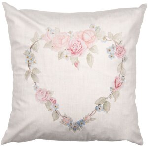 Copri cuscino Clayre & Eef 45x45 cm Beige con motivo...