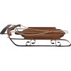 Slitta decorativa in legno e ferro marrone 71x39x14 cm stile vintage di Clayre & Eef