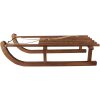 Clayre & Eef Slitta decorativa in legno marrone 80x37x20 cm Decorazione natalizia vintage