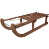 Clayre & Eef Slitta decorativa in legno marrone 80x37x20 cm Decorazione natalizia vintage