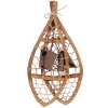 Clayre & Eef Decorazione Ciaspole Legno Marrone Set di 2 55x22x5 cm