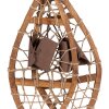 Clayre & Eef Decorazione Ciaspole Legno Marrone Set di 2 55x22x5 cm