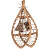 Clayre & Eef Decorazione Ciaspole Legno Marrone Set di 2 55x22x5 cm