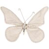 Clayre & Eef Decorazione Farfalla Beige 30x3x24 cm