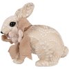 Coniglio decorativo Clayre & Eef Beige 26x15x23 cm Decorazione pasquale in stile country