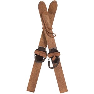 Clayre & Eef Sci decorativo in legno marrone 11x4x28...