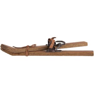 Clayre & Eef Sci decorativo in legno marrone 11x4x28...