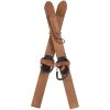 Clayre & Eef Sci decorativo in legno marrone 11x4x28 cm Decorazione invernale vintage