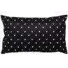 Copri cuscino Clayre & Eef PWS36-2 30x50 cm bianco nero motivo cuore bassotto