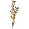 Clayre & Eef Ramo decorativo con fiori arancione 90 cm