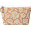 Juleeze JZTB0085 Borsa da toilette Beige 21x5x13 cm PU con design floreale