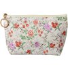 Juleeze JZTB0086 Borsa da toilette Beige Rosa 21x5x13 cm PU motivo floreale