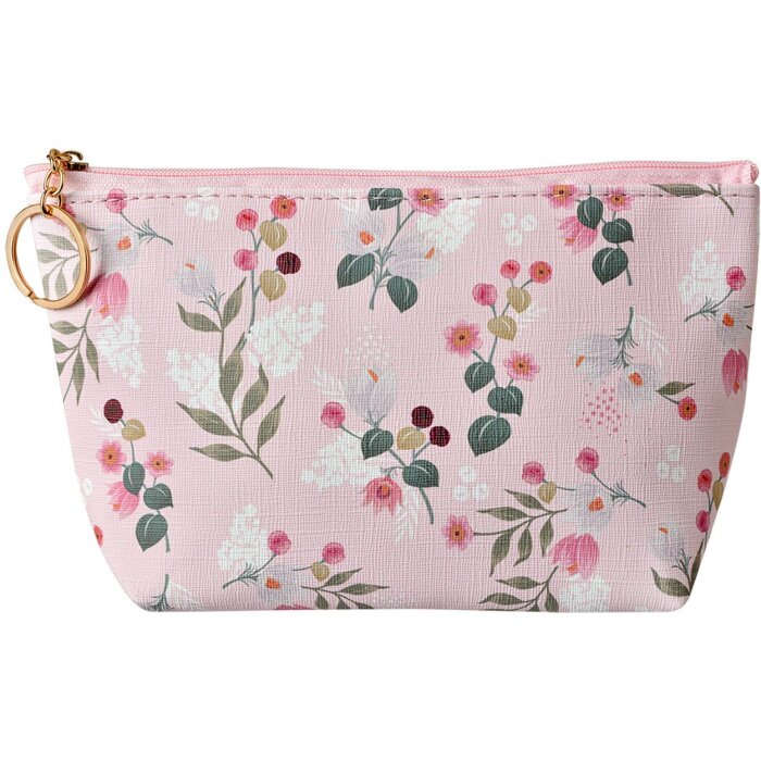 Juleeze JZTB0087 Borsa da toilette Rosa con motivo floreale 21x5x13cm PU