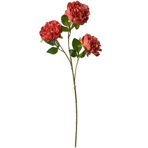 Clayre & Eef Ramo decorativo con fiori arancione...