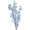 Clayre & Eef ramo decorativo fiori blu 110 cm decorazione in plastica per vasi