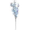 Clayre & Eef ramo decorativo fiori blu 110 cm decorazione in plastica per vasi