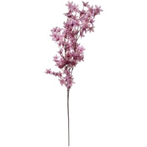 Clayre & Eef ramo decorativo fiori viola 110 cm plastica