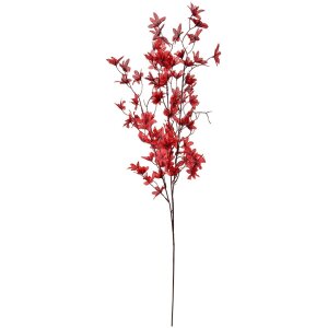Clayre & Eef ramo decorativo rosso fiori artificiali...