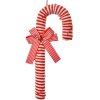Targhetta natalizia Clayre & Eef candy cane rosso bianco 12x4x36 cm