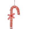 Clayre & Eef 66102S Etichetta natalizia bastoncino di zucchero 10x3x26 cm rosso bianco