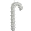 Targhetta natalizia Clayre & Eef candy cane bianco 8x3x17 cm
