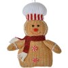 Clayre & Eef 66117 Decorazione Omino di pan di zenzero marrone 15x4x21 cm