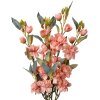 Clayre & Eef 6PL0378P Ramo decorativo con fiori artificiali Rosa Verde 51 cm