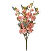 Clayre & Eef 6PL0378P Ramo decorativo con fiori artificiali Rosa Verde 51 cm