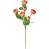 Clayre & Eef 6PL0379 Fiore artificiale Rosa Verde 60 cm Ramo decorativo in plastica