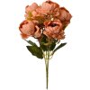 Clayre & Eef 6PL0381O Fiore artificiale arancione 34 cm Peonia in plastica
