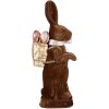 Coniglio decorativo Clayre & Eef Marrone 22x9x52 cm Figurina di Pasqua in stile country