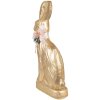 Clayre & Eef coniglio decorativo color oro 22x8x40 cm tessuto plastica
