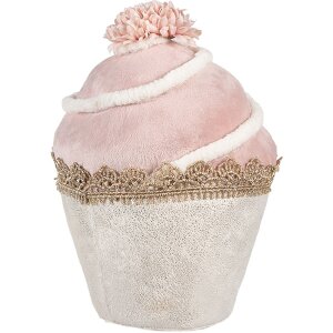 Clayre & Eef Decorazione Cupcake Rosa Beige...