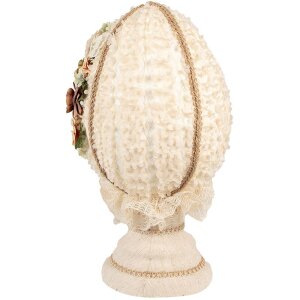 Uovo decorativo Clayre & Eef Beige Ø20x39 cm...