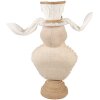 Coniglio decorativo Clayre & Eef Tessile Beige 24x17x50 cm Decorazione di Pasqua